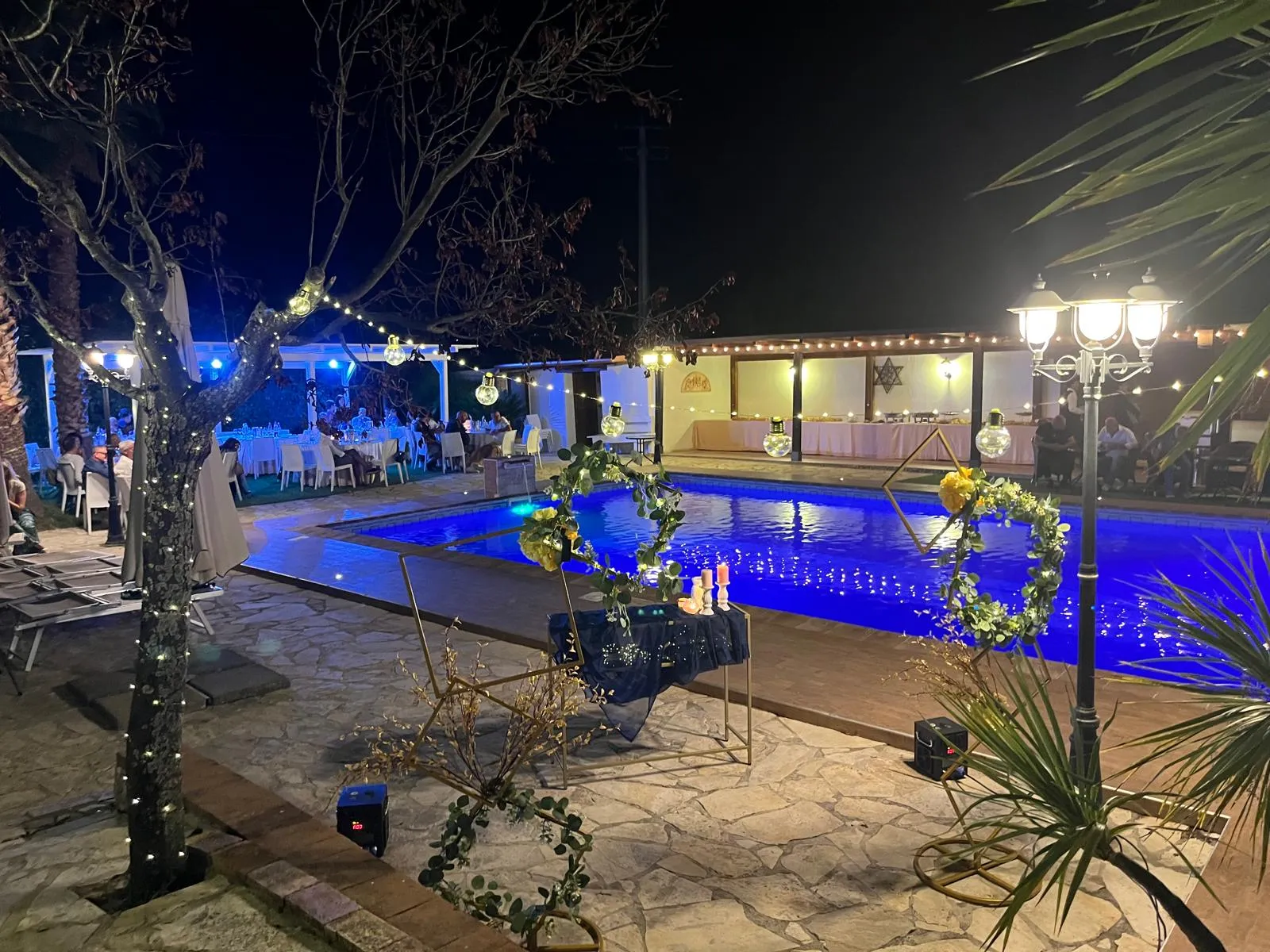 Scenografia del ricevimento