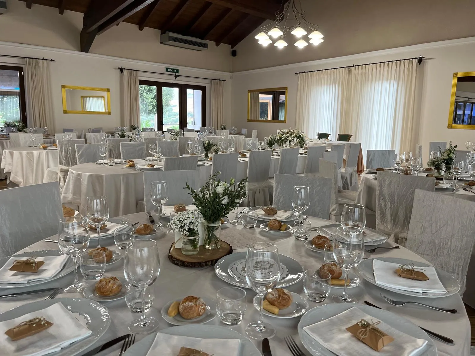 Scenografia del ricevimento